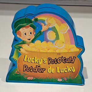 Lucky's pot of gold plastic bank lucky charms cereal item